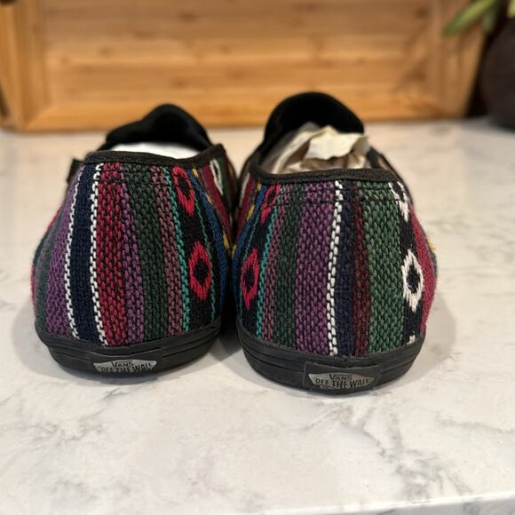 Vans Boho Aztec Embroidered Slip On unisex western southern western size 7.5 - Picture 5 of 10